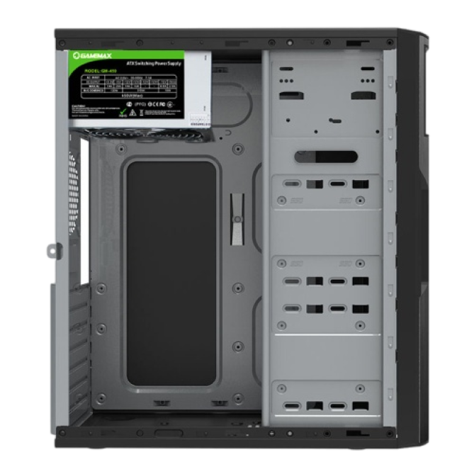 Корпус GameMax ET-211-450W Black 450W - зображення 3