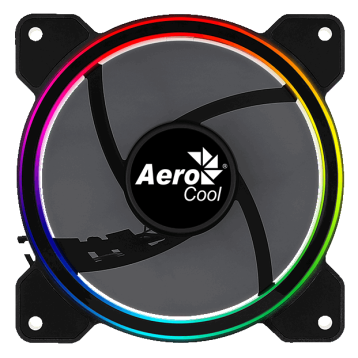 Вентилятор AeroCool Saturn 12 FRGB (ACF3-ST10217.01), 120х120х25 мм, 3-Pin Molex