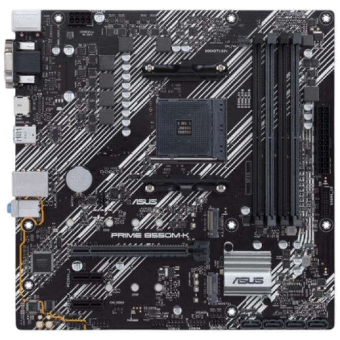 Материнська плата Asus Prime B550M-K Socket AM4 - зображення 2