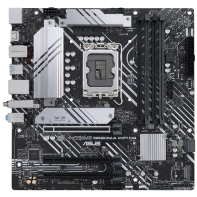 Материнская плата Asus Prime B660M-A WIFI D4 Socket 1700 - изображение 2