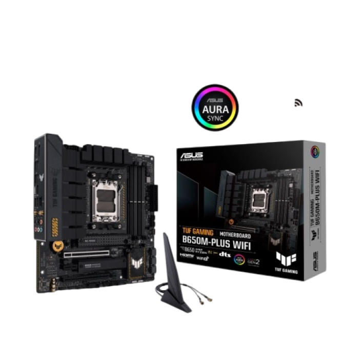 Материнська плата Asus TUF Gaming B650M-PLUS WIFI Socket AM5 - зображення 1