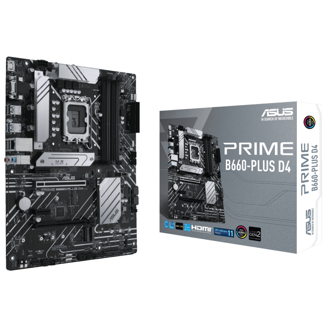 Материнська плата Asus Prime B660-Plus D4 Socket 1700 - зображення 1