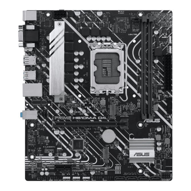 Материнська плата Asus Prime H610M-A D4-CSM Socket 1700 - зображення 2
