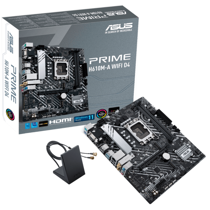 Материнська плата Asus Prime H610M-A WIFI D4 Socket 1700 - зображення 1