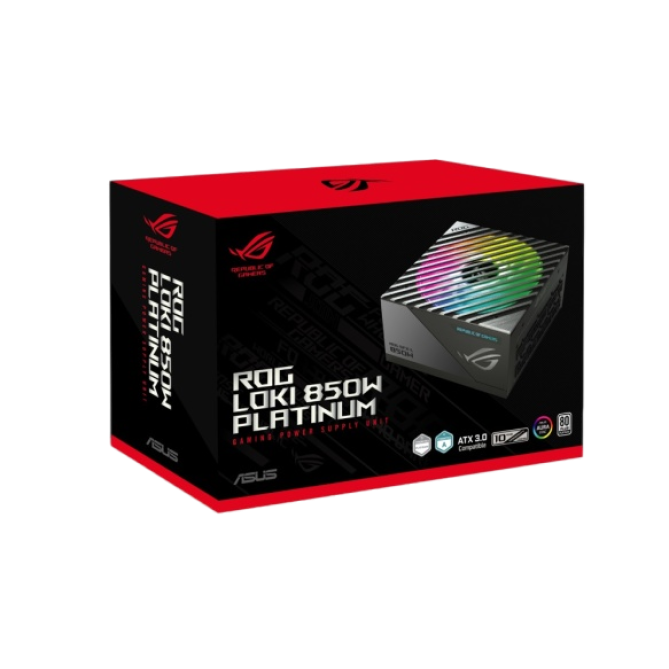 Блок живлення Asus ROG-LOKI-850P-SFX-L-GAMING PCIE5 850W Platinum (90YE00N3-B0NA00) - зображення 3