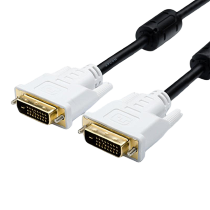 ATcom DVI - DVI (M/M), 3 м, Black/White (9148) - изображение 1