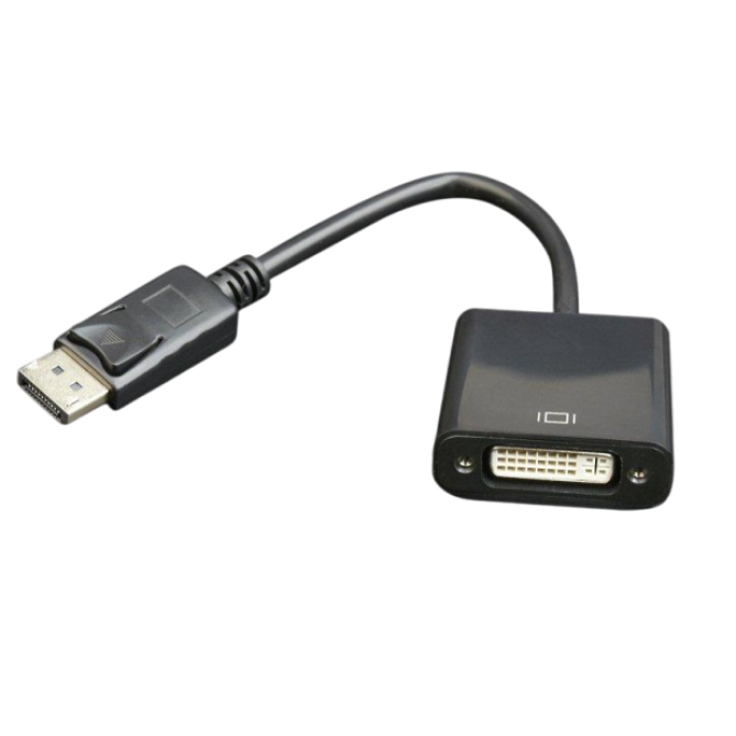 Cablexpert DisplayPort - DVI (M/F), 0.1 м, Black (A-DPM-DVIF-002) - зображення 1