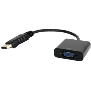 Cablexpert DisplayPort - VGA (M/F), 0.15 м, Black (A-DPM-VGAF-02)
