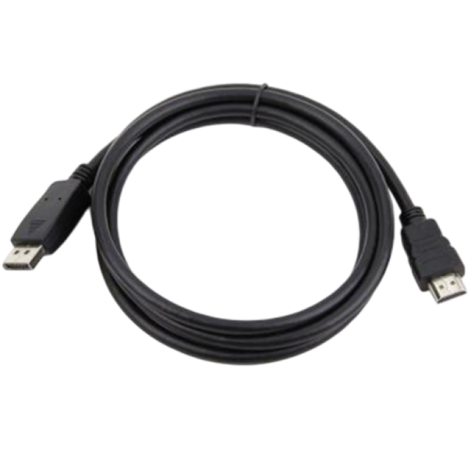 Cablexpert DisplayPort - HDMI (M/M), 1.8 м, Black (CC-DP-HDMI-6) - зображення 1