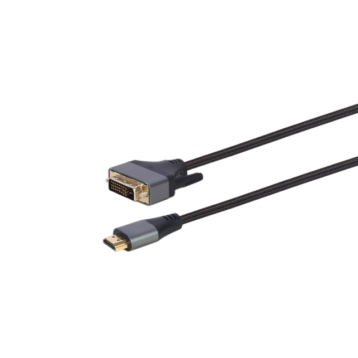 Cablexpert HDMI - DVI (M/M), 18 + 1 pin, 1.8 м, Black (CC-HDMI-DVI-4K-6)