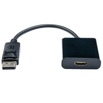 Atcom DisplayPort - HDMI (M/F), 0.1 м, Black (16852)