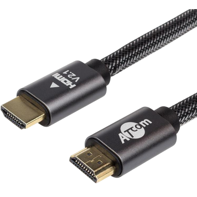 Atcom Premium HDMI - HDMI V 2.1 (M/M), 1 м, Black (AT23781) - зображення 3