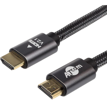 Atcom Premium HDMI - HDMI V 2.1 (M/M), 1 м, Black (AT23781)