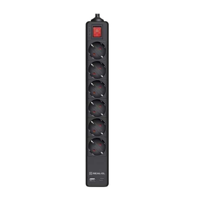 REAL-EL RS-Protect 605 3м Black (EL122300041) - зображення 1