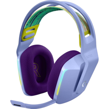 Logitech Lightspeed Wireless RGB Gaming Headset G733 Lilac (981-000890)