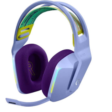 Logitech Lightspeed Wireless RGB Gaming Headset G733 Lilac (981-000890)