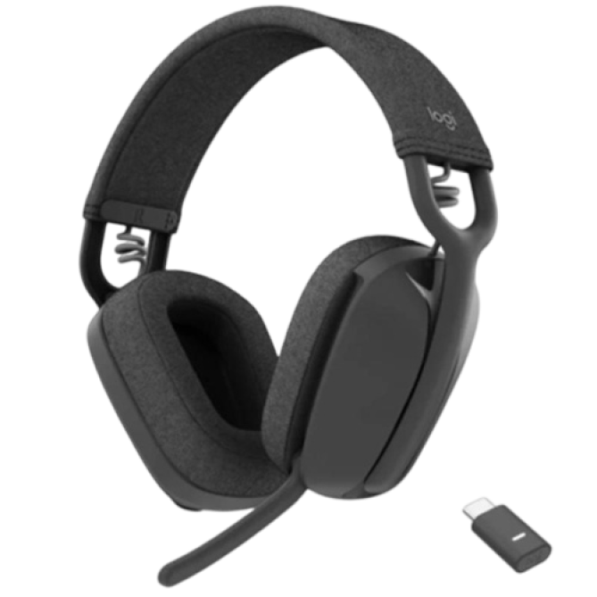 Logitech Zone Vibe Wireless Teams version Graphite (981-001157) - зображення 1