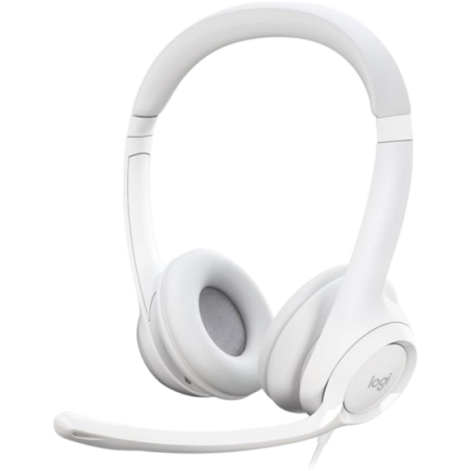 Logitech H390 USB White (981-001286) - зображення 1