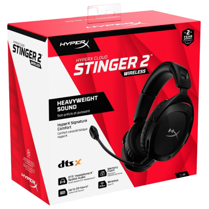 HyperX Cloud Stinger 2 Wireless Black (676A2AA) - изображение 3