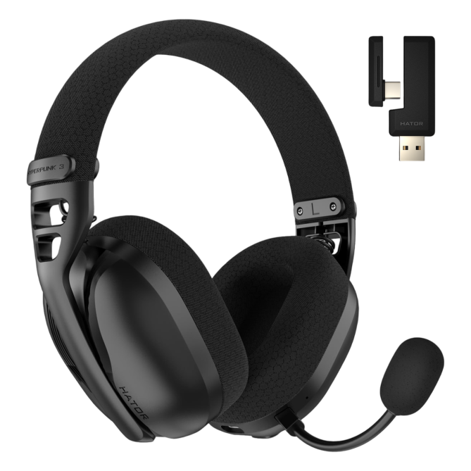 HATOR Hyperpunk 3X Wireless (ESH14) Black - зображення 1