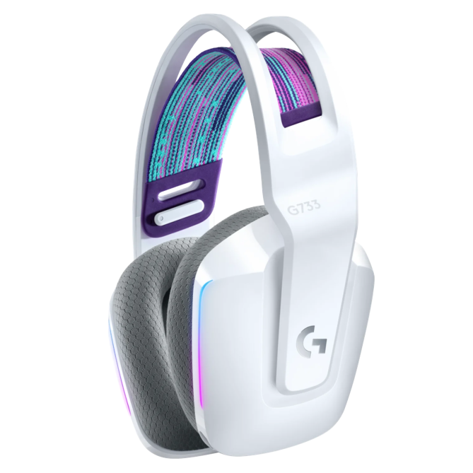 Logitech G733 Lightspeed RGB Gaming (981-000883) White - зображення 2