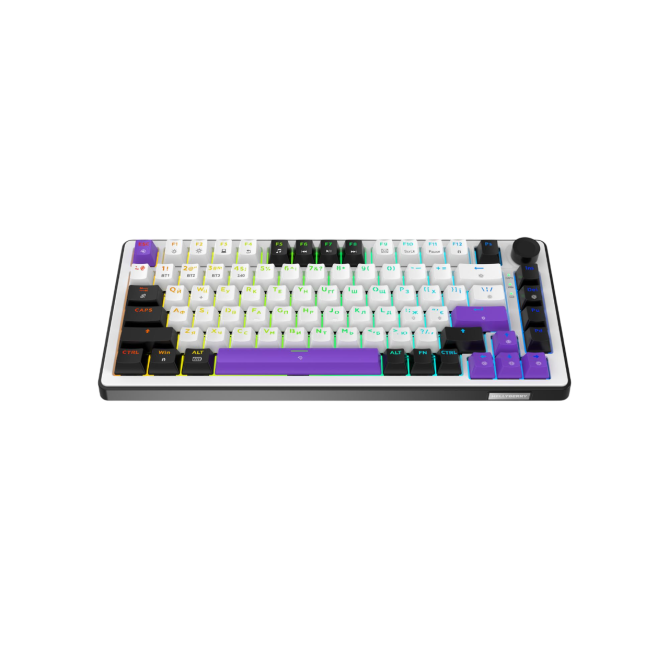 Hator Hellyberry HK75 Wireless White/Violet - зображення 2