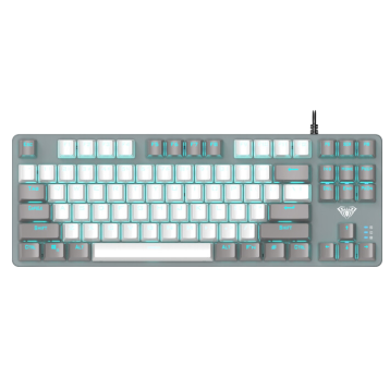 Aula Mechanical F3287 White/Grey Keycap KRGD Blue (6948391240688)