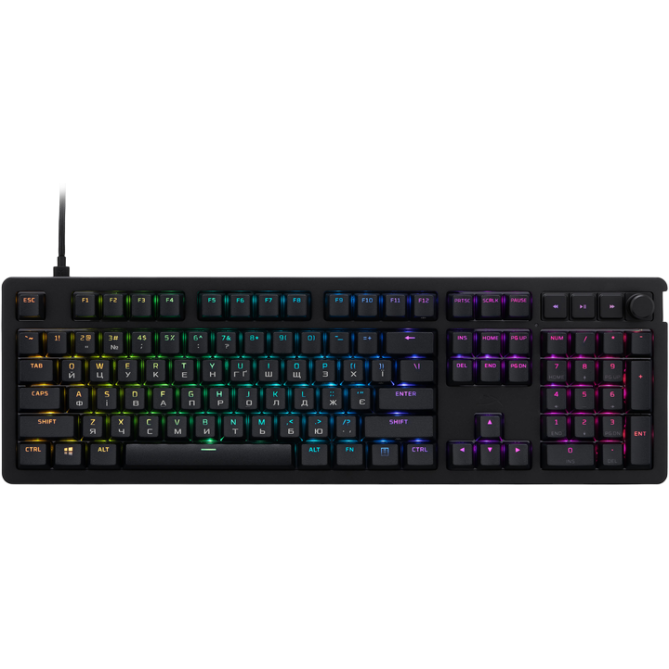 HyperX Alloy Rise PBT HX Red Black (7G7A3AA) - зображення 1