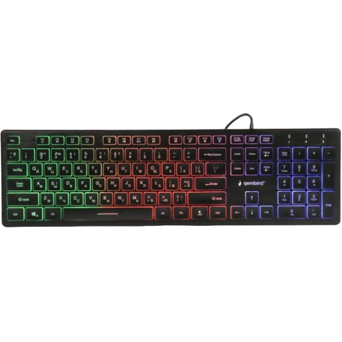 Gembird KB-UML-01-UA Black USB UKR - зображення 1