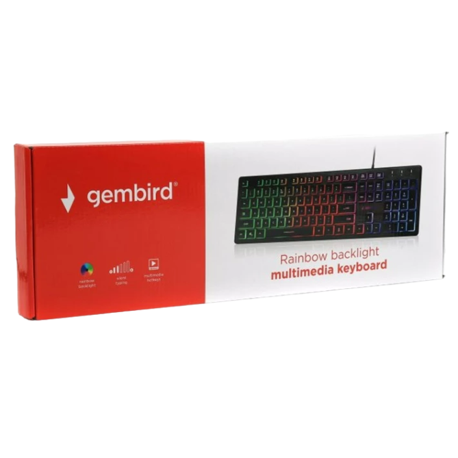 Gembird KB-UML-01-UA Black USB UKR - зображення 3