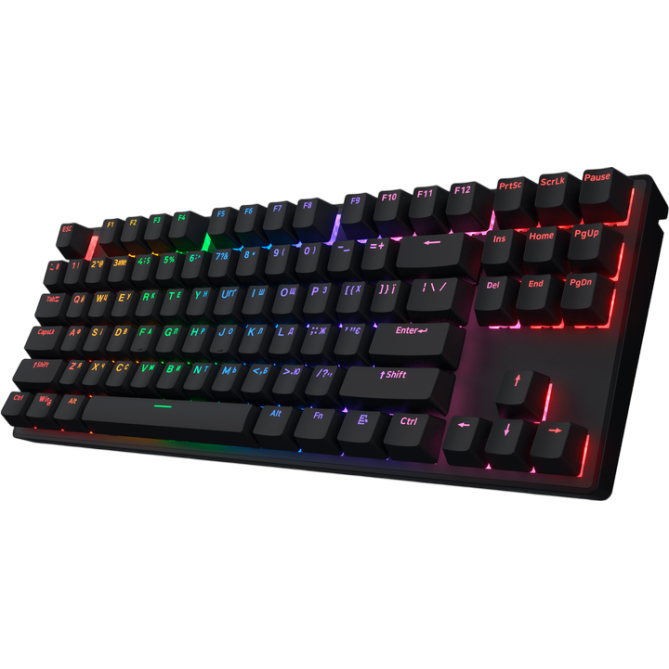 Hator Icefall Mecha TKL Rainbow Wireless/USB Black (HTK287UA) - зображення 2