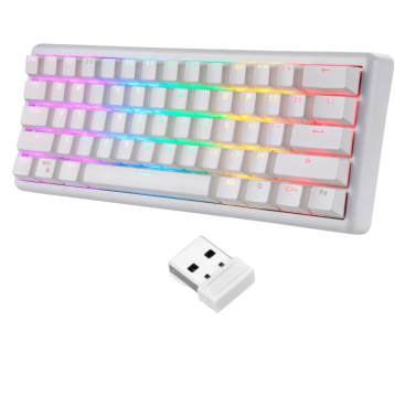 Motospeed SK66 Gateron Blue Hot Swap White (mtsk66wmb)