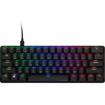 HyperX Alloy Origins 60 Red RGB UA Black (4P5N4AA)