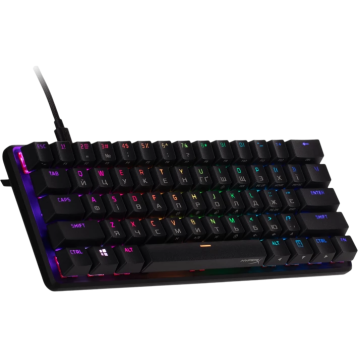 HyperX Alloy Origins 60 Red RGB UA Black (4P5N4AA)