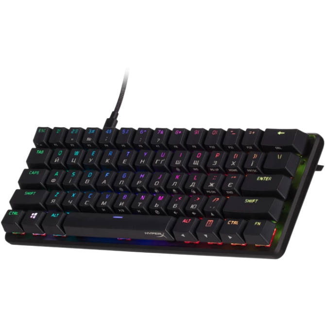 HyperX Alloy Origins 60 Red RGB UA Black (4P5N4AA) - изображение 3