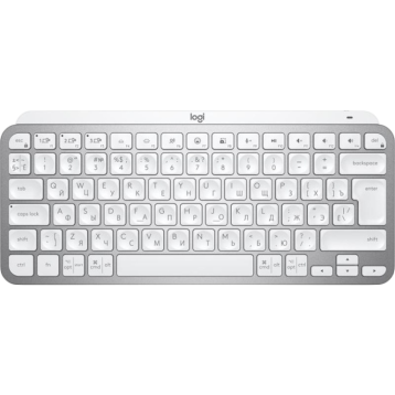 Logitech MX Keys Mini Wireless Illuminated UA Pale Gray (920-010499)