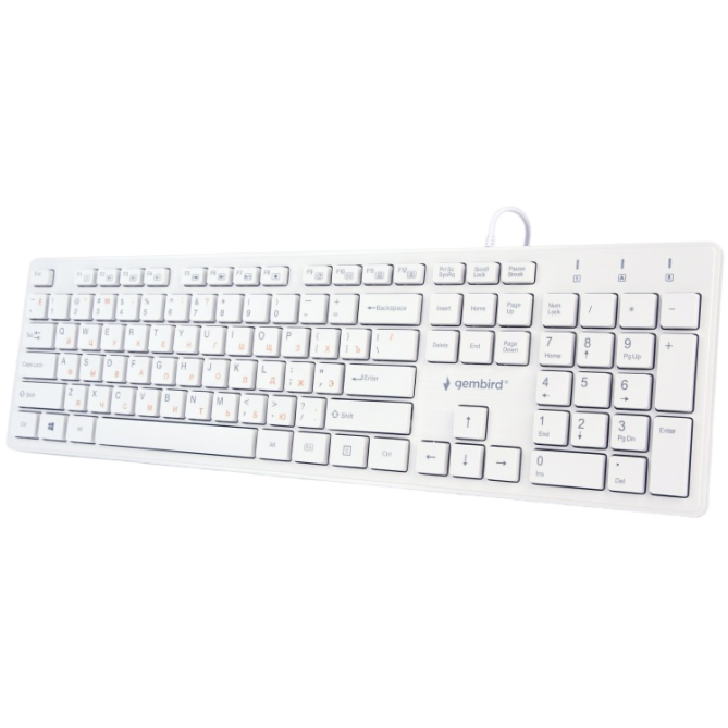 Gembird KB-MCH-03-W-UA Ukr White - зображення 2