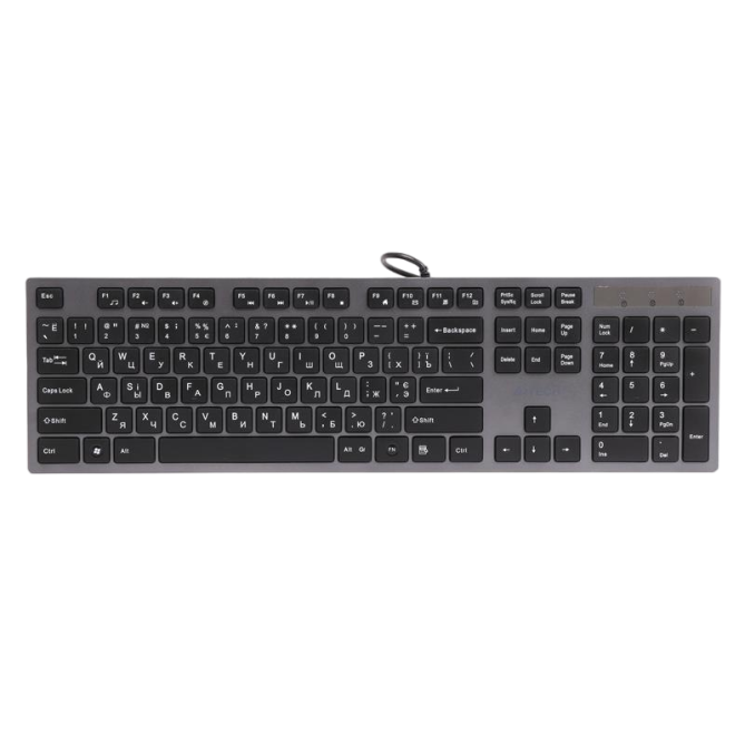 A4Tech KV-300H Ukr Grey/Black - зображення 1