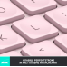Logitech MX Keys Mini Wireless Illuminated UA Rose (920-010500) - фото 2