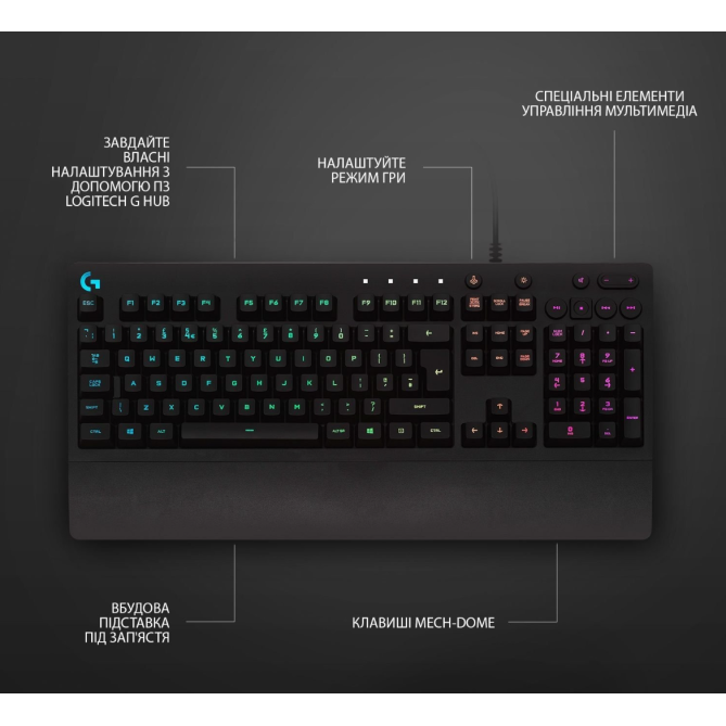 Logitech G213 Prodigy Black (920-010740) - изображение 2