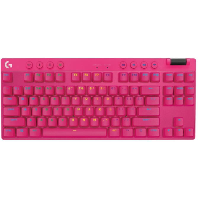 Logitech G PRO X TKL Lightspeed Magenta (920-012159) - зображення 1