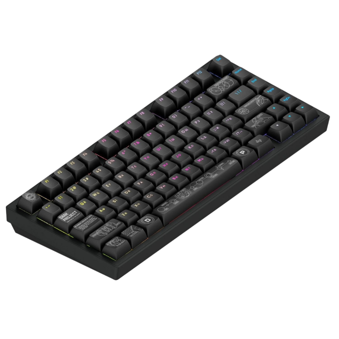 Dark Project ALU81 Terra Nova PBT RGB Mech G3MS Moonstone (DPKB_NOVA_81_ANSI_BLACK_UA) Black - зображення 2