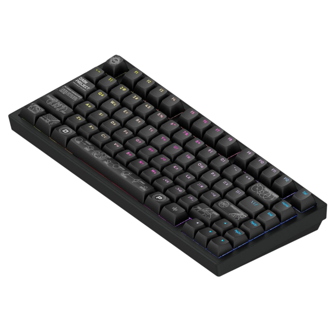 Dark Project ALU81 Terra Nova PBT RGB Mech G3MS Moonstone (DPKB_NOVA_81_ANSI_BLACK_UA) Black - зображення 3