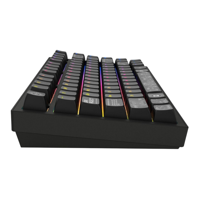 Dark Project ALU81 Terra Nova PBT RGB Mech G3MS Moonstone (DPKB_NOVA_81_ANSI_BLACK_UA) Black - зображення 4
