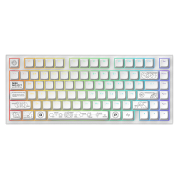 Dark Project ALU81 Terra Nova White (DPKB_NOVA_81_ANSI_WHITE_UA)