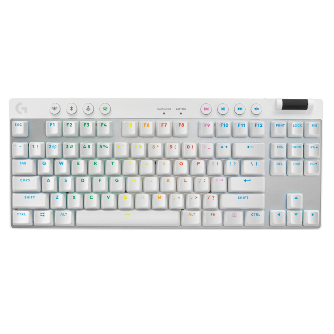 Logitech G PRO X TKL Lightspeed White Tactile (920-012148) - зображення 1