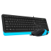 A4Tech F1010 Black/Blue USB - фото 2