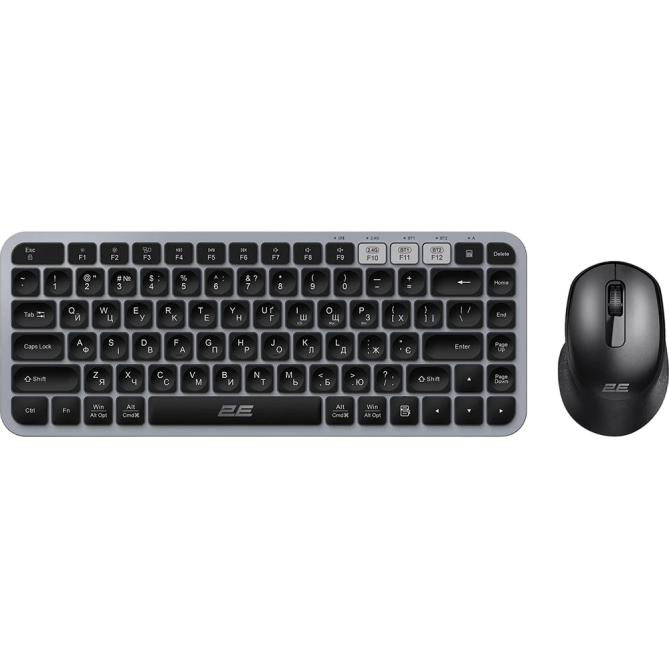 2E MK430 Grey/Black (2E-MK430WBGR_UA) - зображення 1