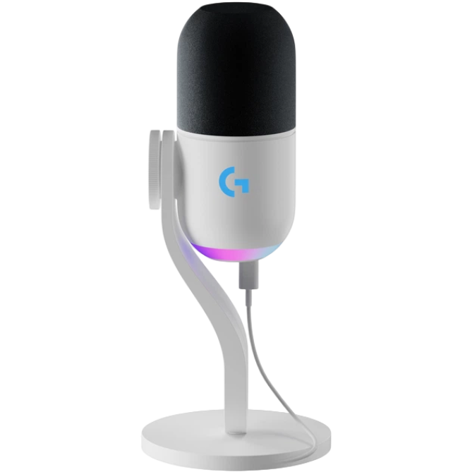 Logitech Yeti GX Dynamic RGB Gaming Mic with Lightsync Off White (988-000576) - изображение 1