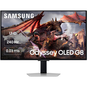 Samsung 32" Odyssey G80SD (LS32DG800SZXUA) OLED Black Curved 240Hz